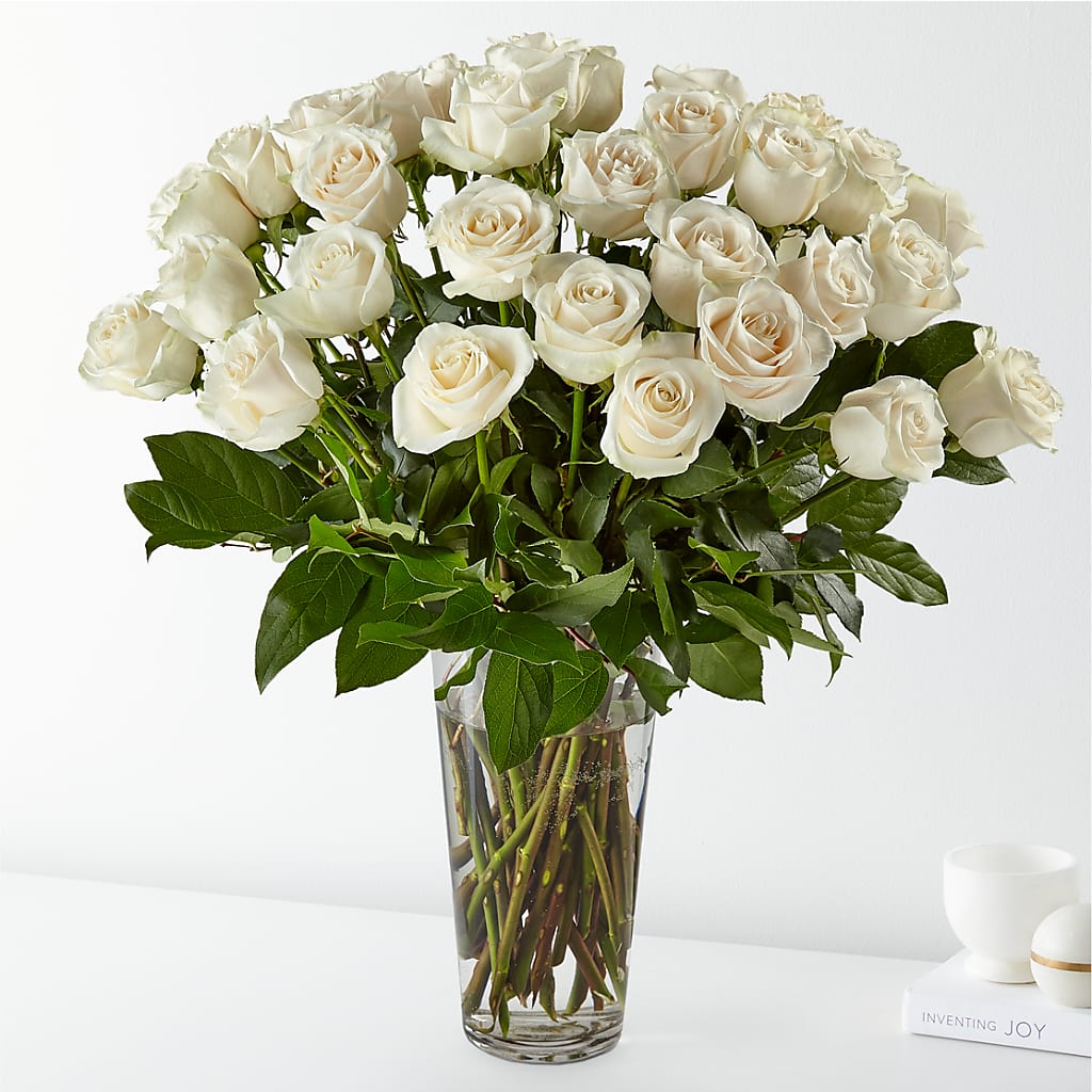 Long Stem White Rose Bouquet – SMITH'S, Salt Lake City UT
