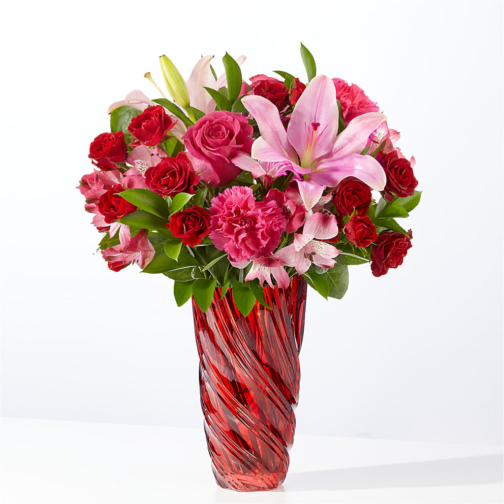 In Love Bouquet with Luxe Swirl Vase – SMITH'S, Salt Lake City UT