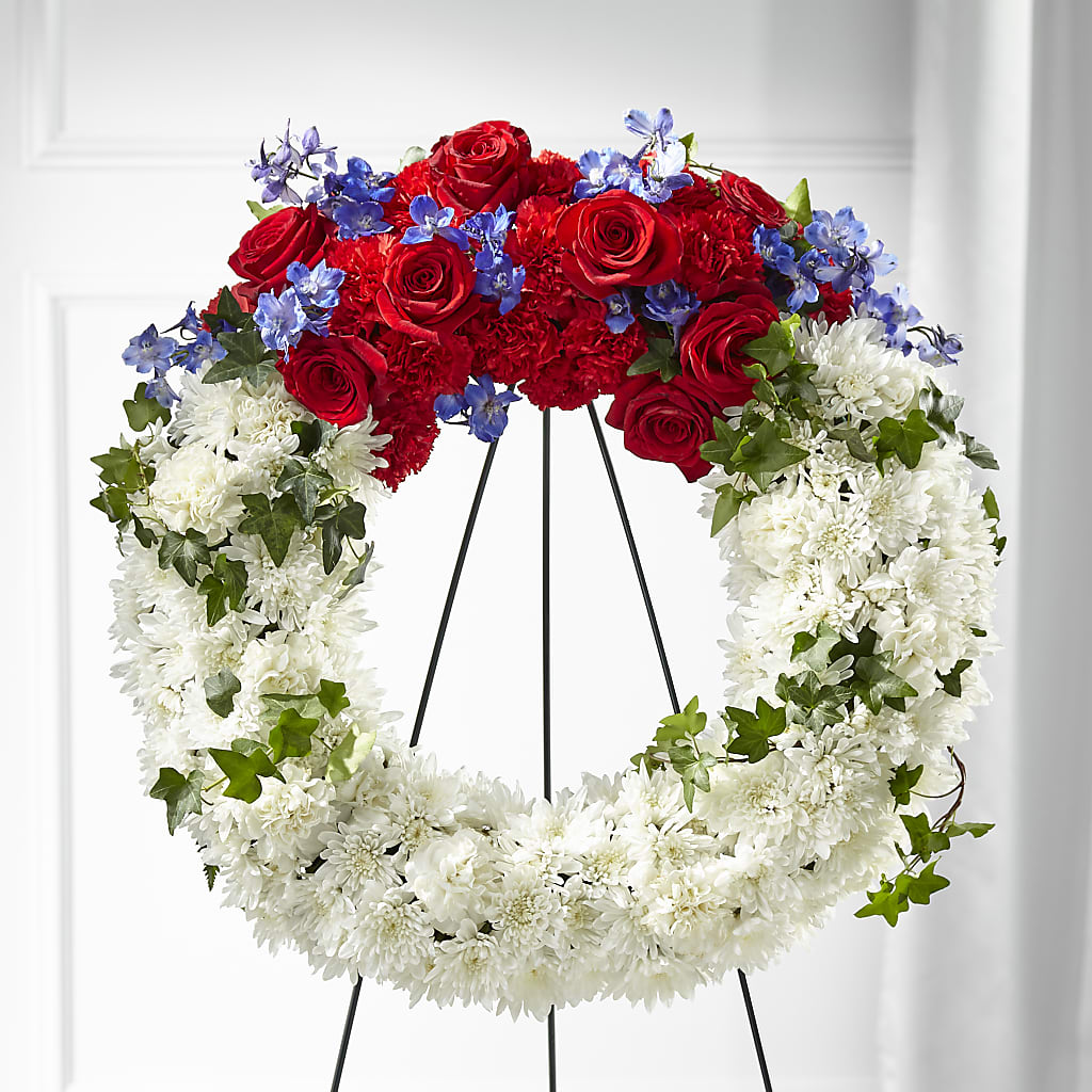 Patriotic Passion Wreath – SMITH'S, Salt Lake City UT