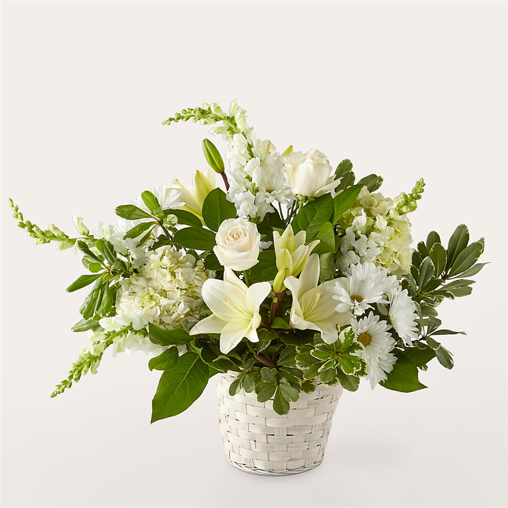 Ivory Elegance Floral Basket – SMITH'S, Salt Lake City UT
