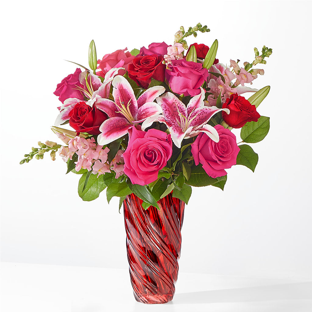 Always You Bouquet with Luxe Swirl Vase – SMITH'S, Salt Lake City UT