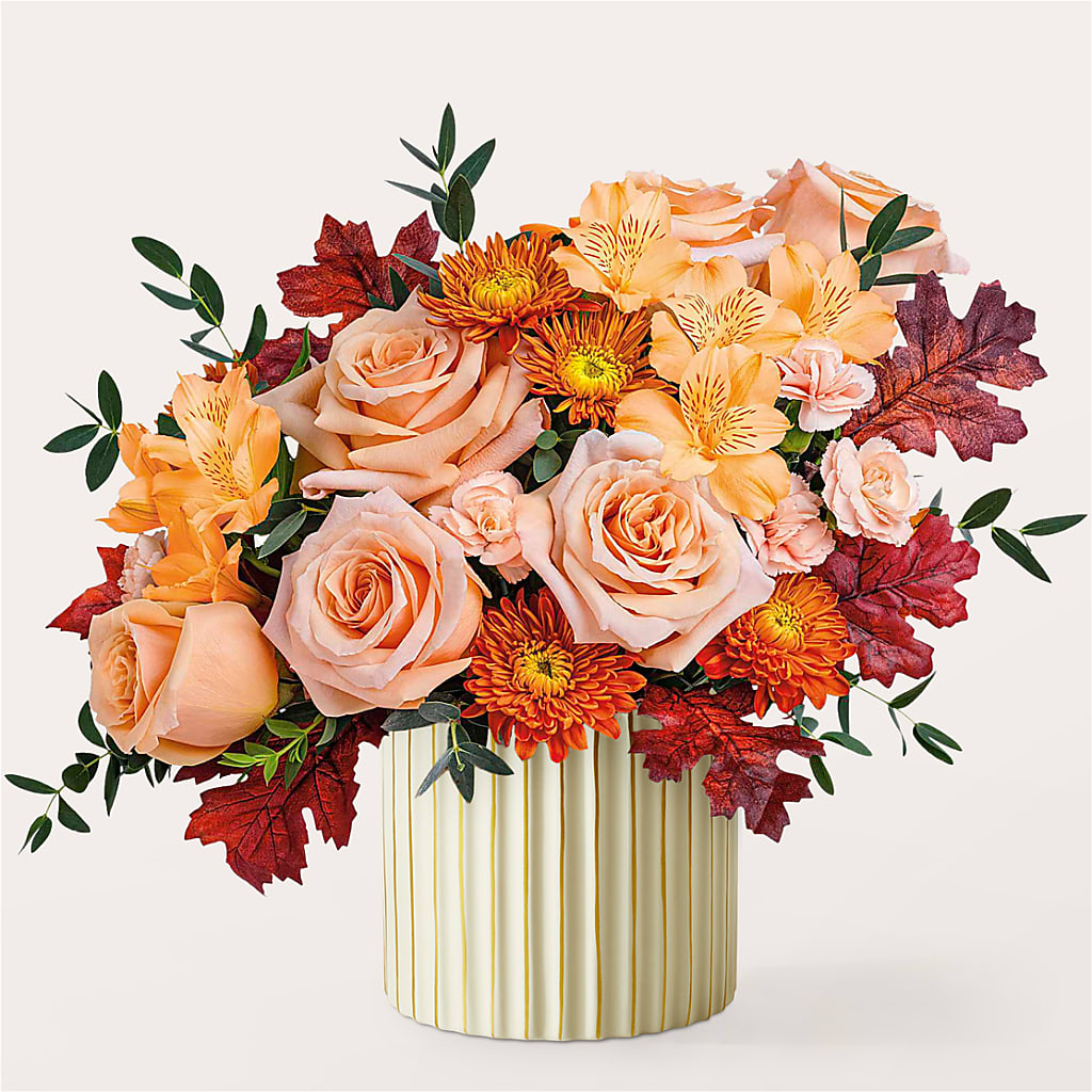 Spiced Latte Bouquet with Ivory Vase – SMITH'S, Salt Lake City UT