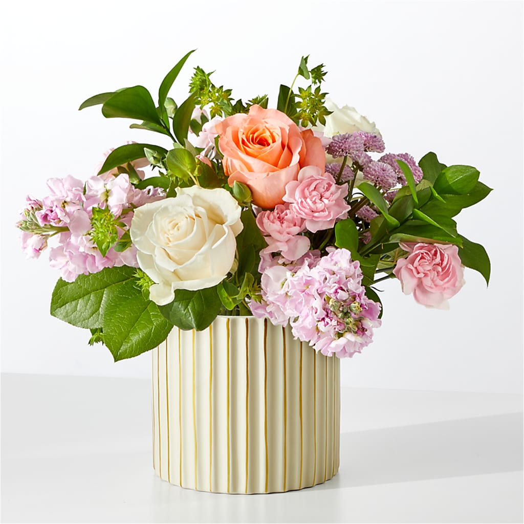 French Market Bouquet with Ivory Vase – SMITH'S, Salt Lake City UT