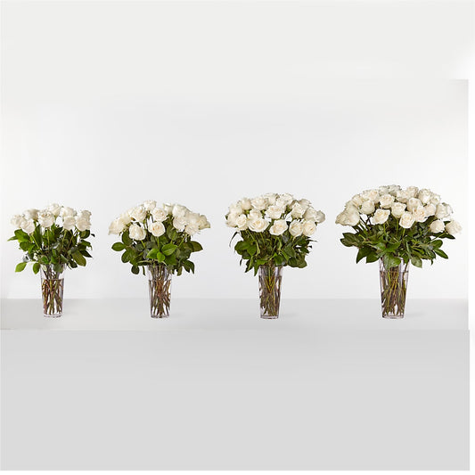 Long Stem White Rose Bouquet – SMITH'S, Salt Lake City UT