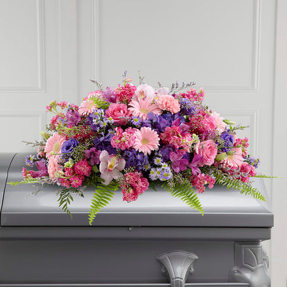 Glorious Garden Casket Spray – SMITH'S, Salt Lake City UT