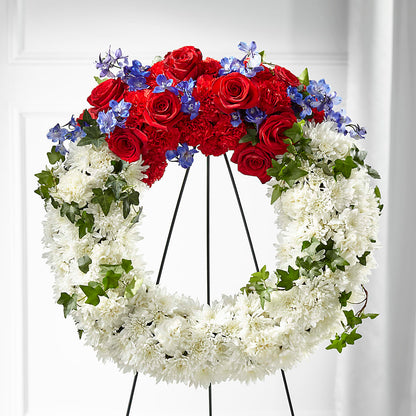 Patriotic Passion Wreath – SMITH'S, Salt Lake City UT