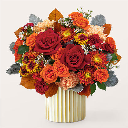 Merlot Bouquet with Ivory Vase – SMITH'S, Salt Lake City UT