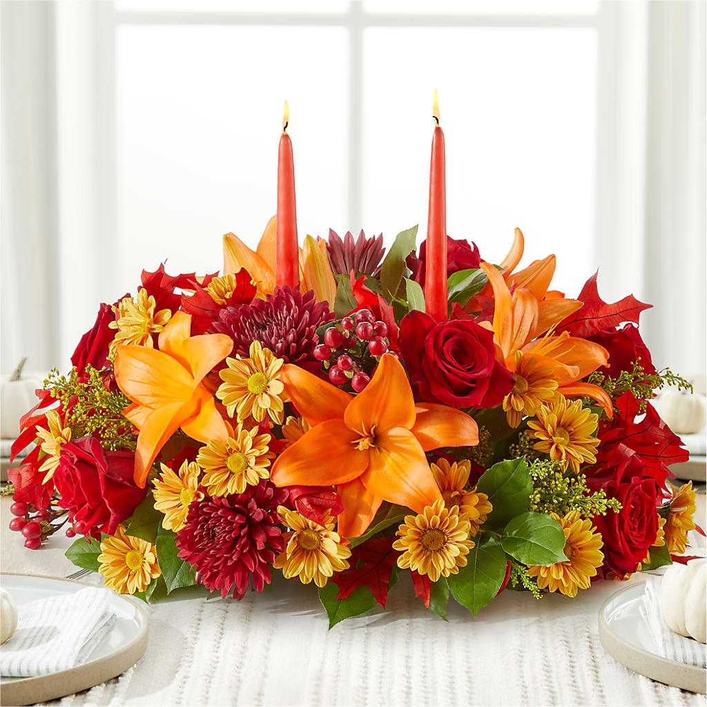 Autumn's Embrace Centerpiece – SMITH'S, Salt Lake City UT