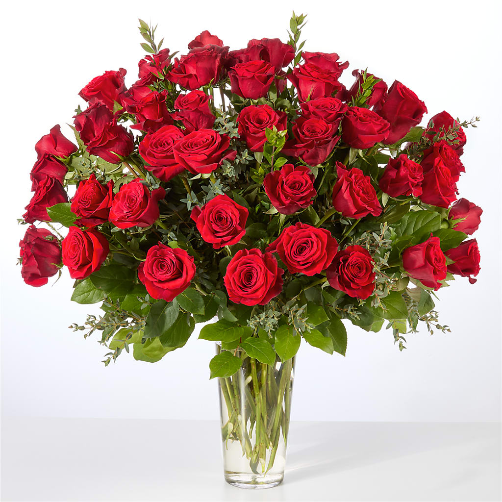 Forever Yours Fifty Stem Red Rose Bouquet – SMITH'S, Salt Lake City UT